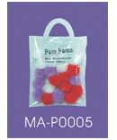Multi-color Pom-pom