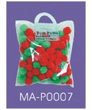 Multi-color Pom-pom