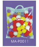 Multi-color Pom-pom