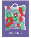 Multi-color Pom-pom