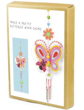 Make A Pretty Butterfly Wind Chime