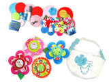 Fabric Flower Badges