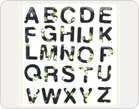 Letters Fabric Stickers-TZ-20033